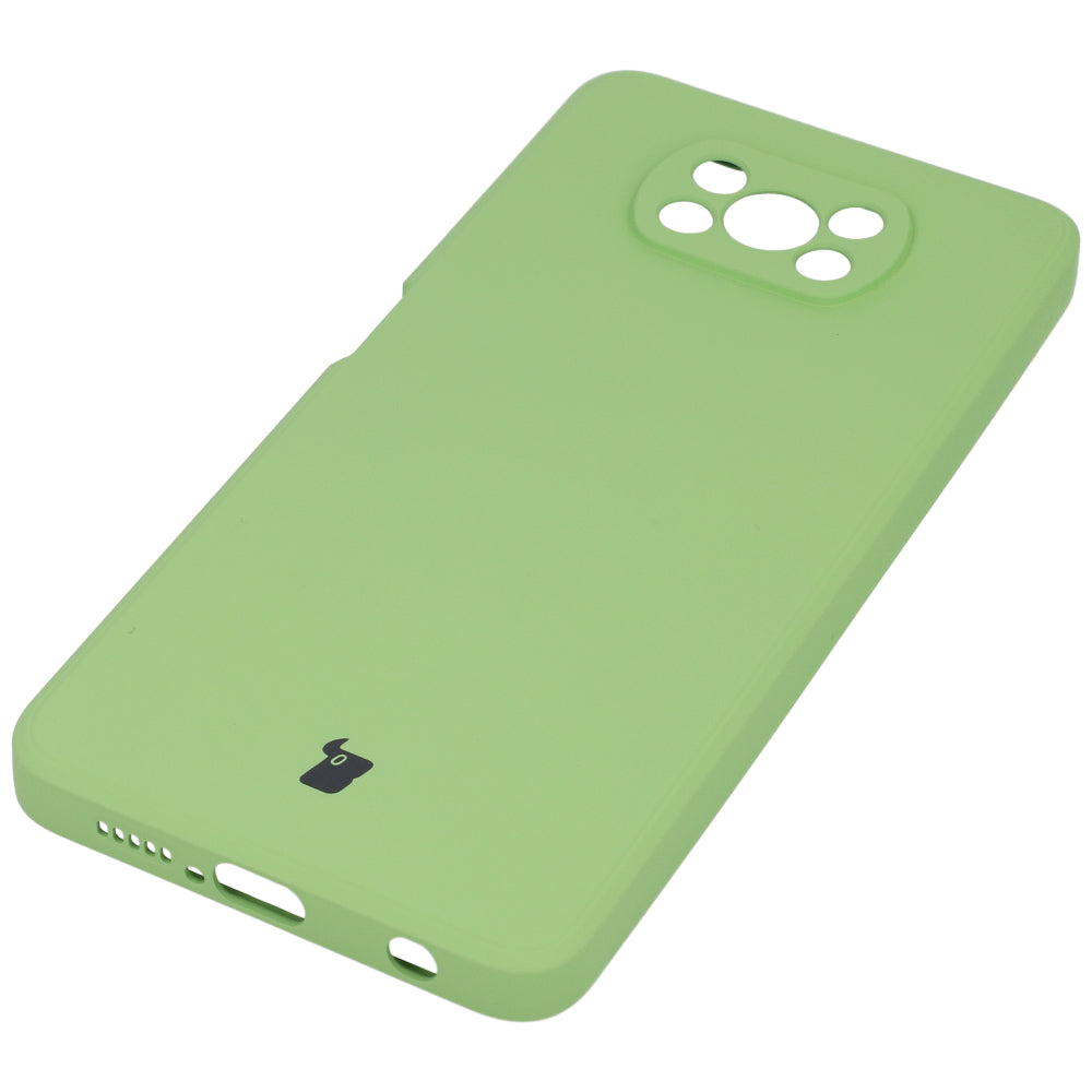 Schutzhülle Bizon Case Silicone für Xiaomi Poco X3 / NFC / Pro, Hellgrün
