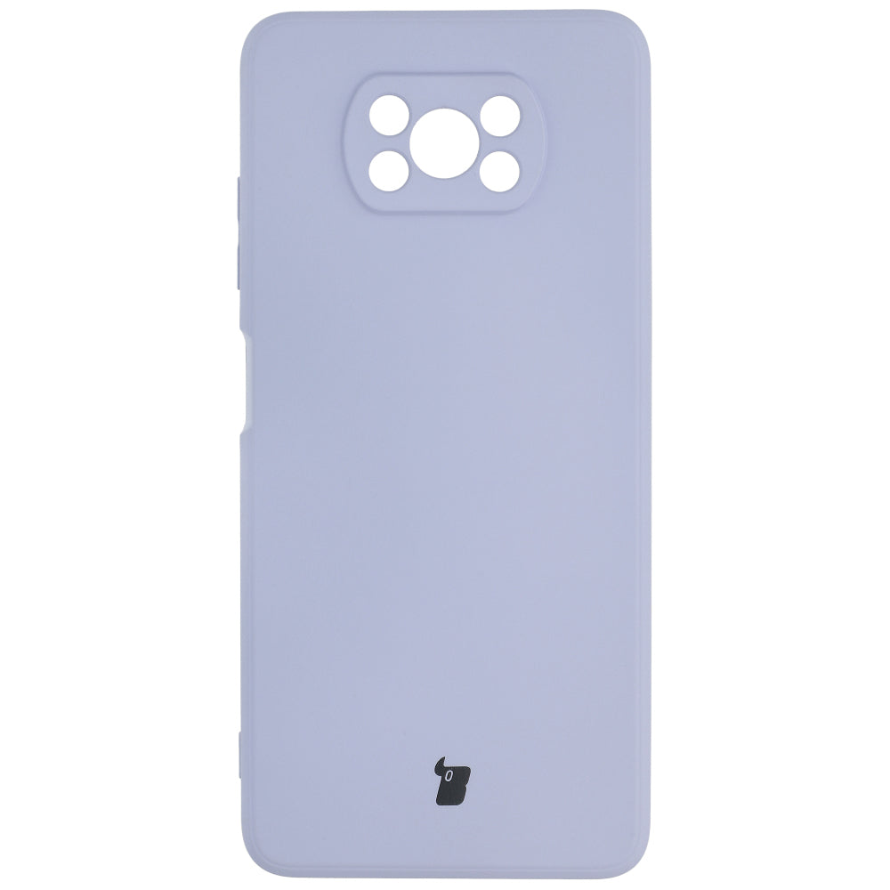 Schutzhülle Bizon Case Silicone für Xiaomi Poco X3 / NFC / Pro, Hellviolett