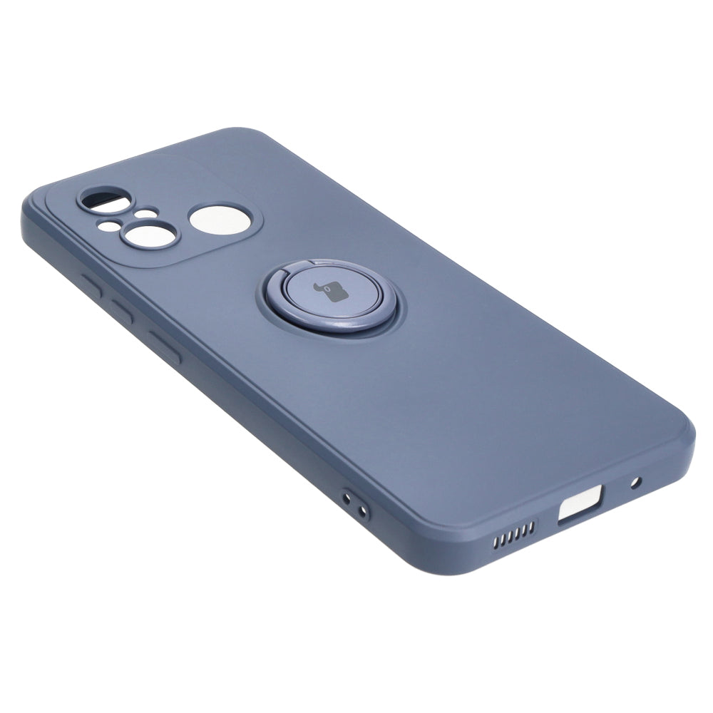 Schutzhülle Bizon Case Silicone Ring Sq für Xiaomi Redmi 12C, Grau