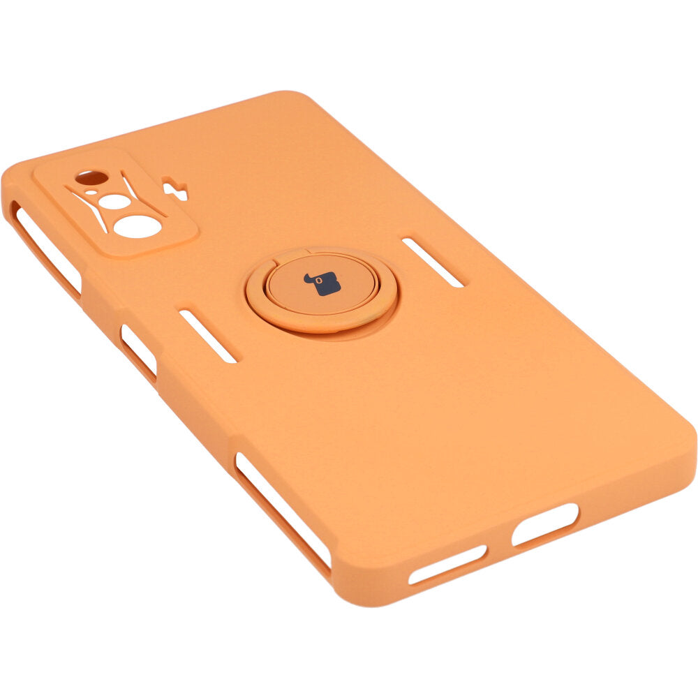 Schutzhülle Bizon Case Silicone Ring für Xiaomi Poco F4 GT, Orange