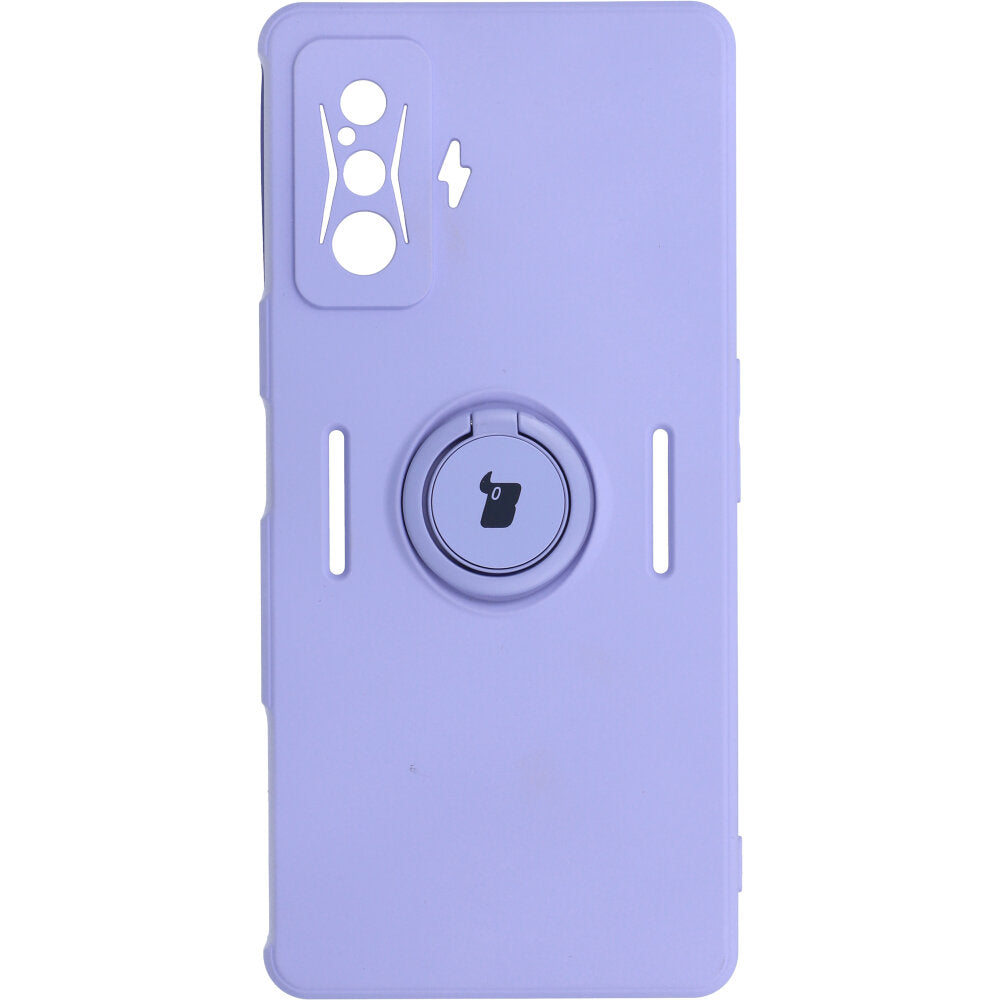 Schutzhülle Bizon Case Silicone Ring für Xiaomi Poco F4 GT, Violett