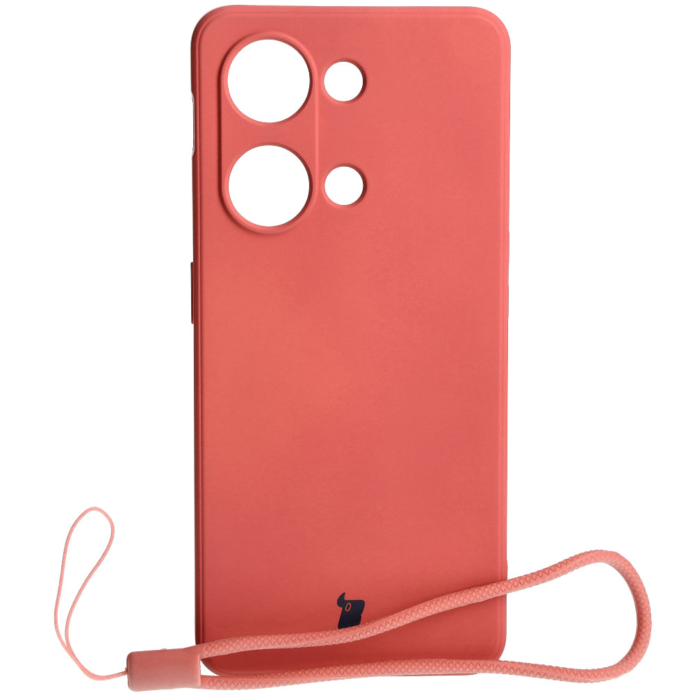 Schutzhülle Bizon Case Silicone Sq für OnePlus Nord 3, Dunkelrosa