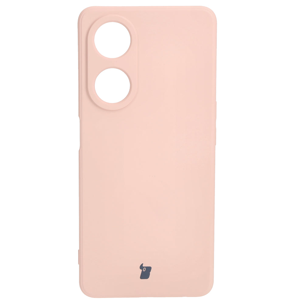 Schutzhülle Bizon Case Silicone Sq für Oppo A98 5G, Hellrosa