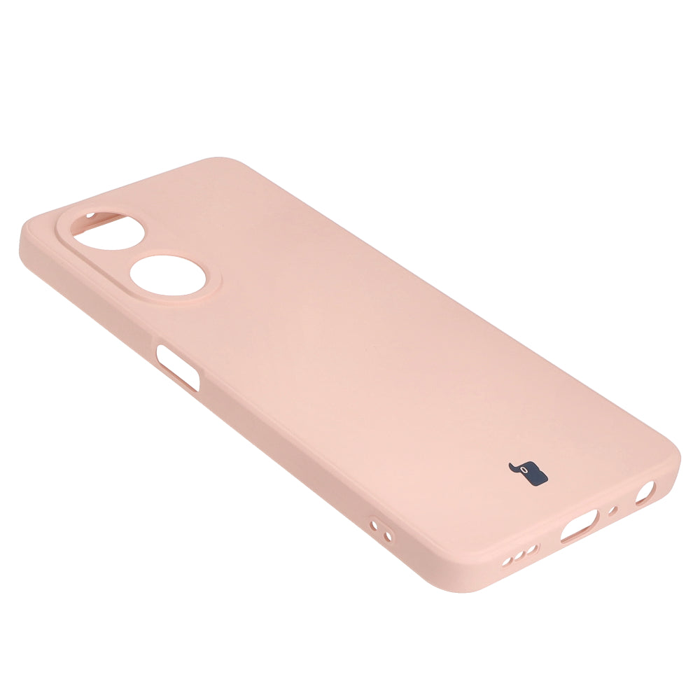 Schutzhülle Bizon Case Silicone Sq für Oppo A98 5G, Hellrosa