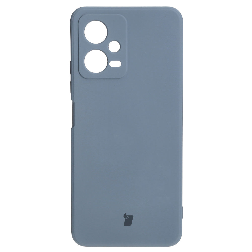 Schutzhülle Bizon Case Silicone Sq für Xiaomi POCO X5 / Redmi Note 12 5G, Grau