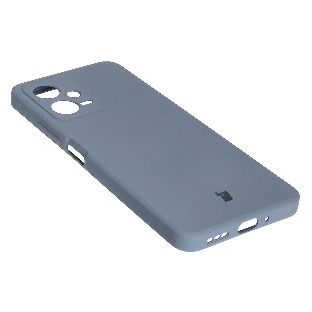 Schutzhülle Bizon Case Silicone Sq für Xiaomi POCO X5 / Redmi Note 12 5G, Grau