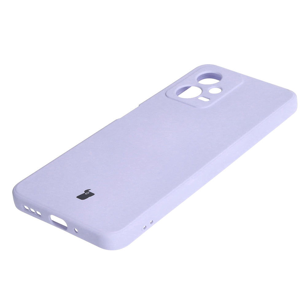 Schutzhülle Bizon Case Silicone Sq für Xiaomi POCO X5 / Redmi Note 12 5G, Hellviolett