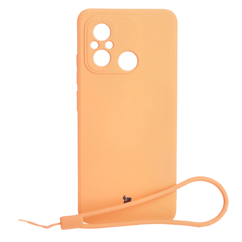 Schutzhülle Bizon Case Silicone Sq für Xiaomi Redmi 12C, Orange
