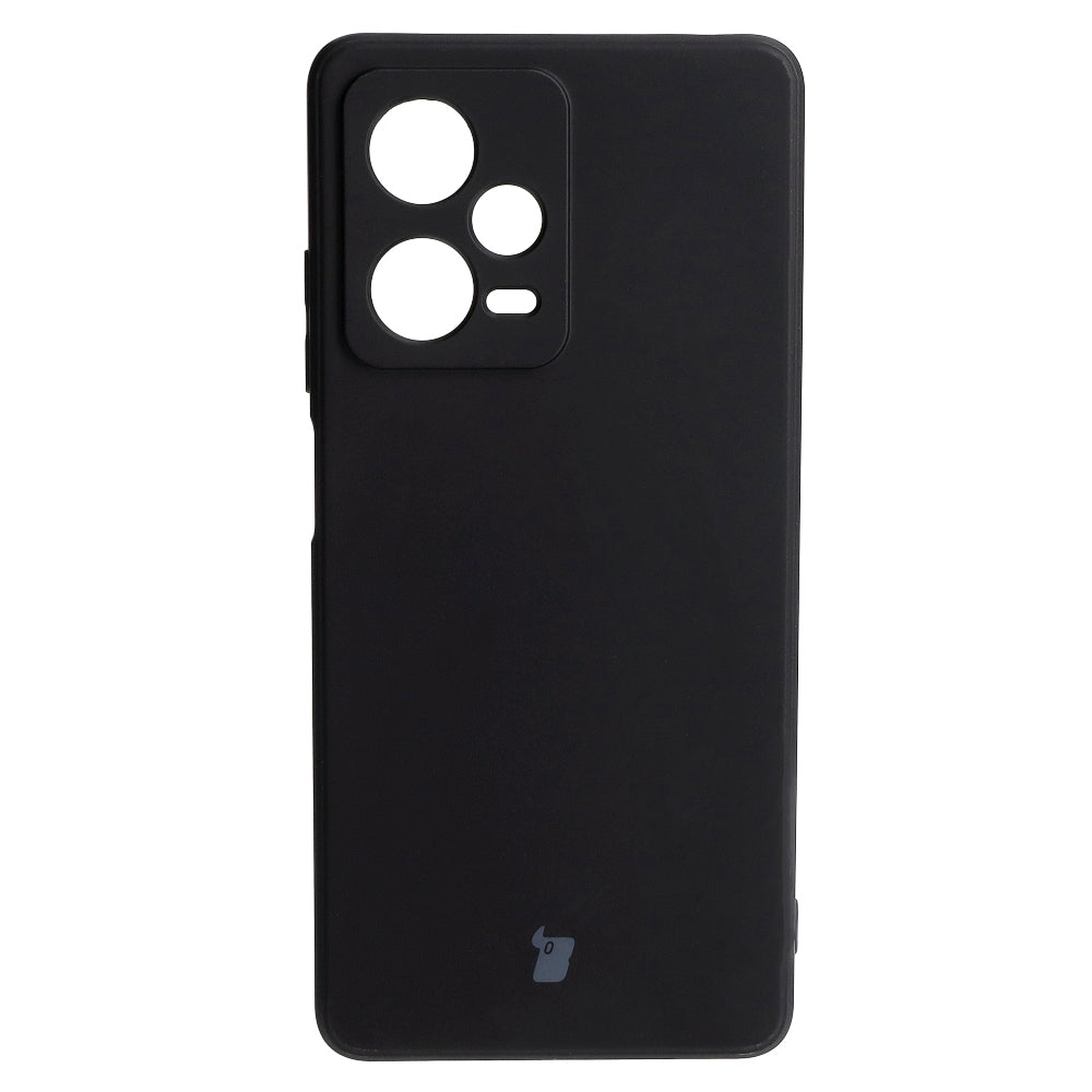 Schutzhülle Bizon Case Silicone Sq für Xiaomi Redmi Note 12 Pro 5G, Schwarz