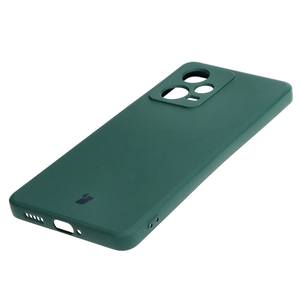 Schutzhülle Bizon Case Silicone Sq für Xiaomi Redmi Note 12 Pro 5G, Dunkelgrün
