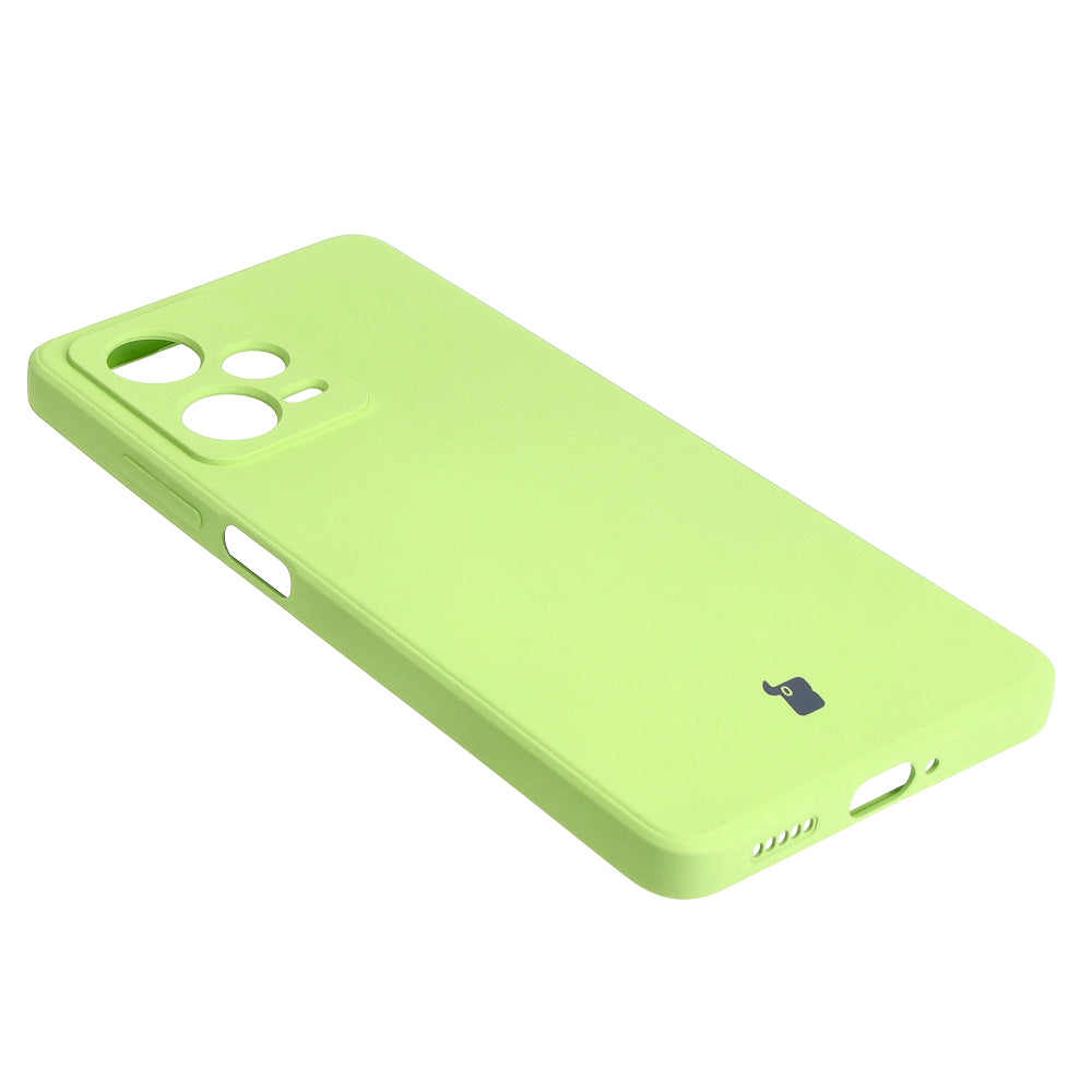 Schutzhülle Bizon Case Silicone Sq für Xiaomi Redmi Note 12 Pro 5G, Hellgrün
