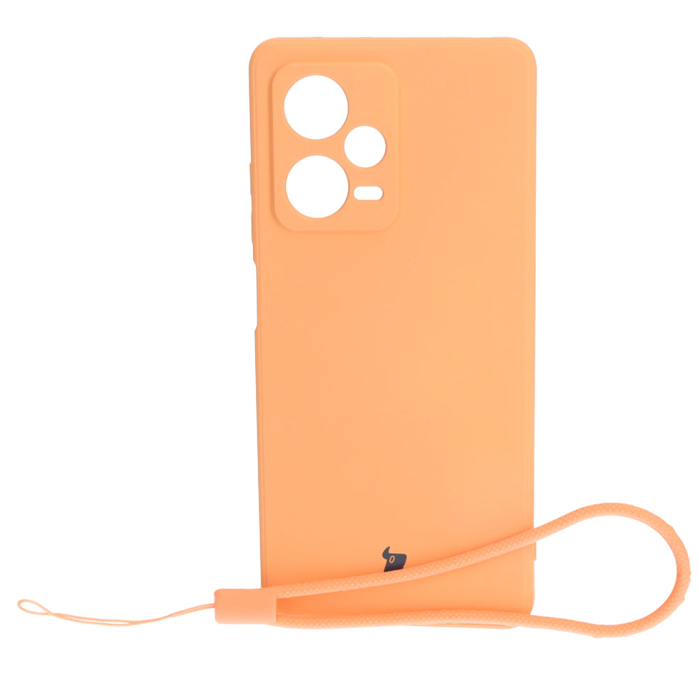 Schutzhülle Bizon Case Silicone Sq für Xiaomi Redmi Note 12 Pro Plus 5G, Orange