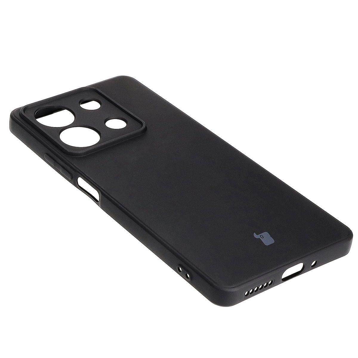 Schutzhülle für Xiaomi Redmi Note 13 5G, Bizon Case Silicone Sq, Schwarz