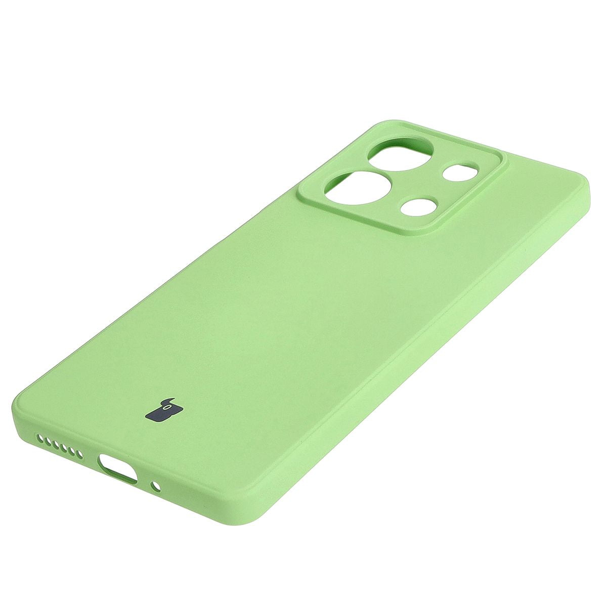 Schutzhülle für Xiaomi Redmi Note 13 5G, Bizon Case Silicone Sq Hellgrün