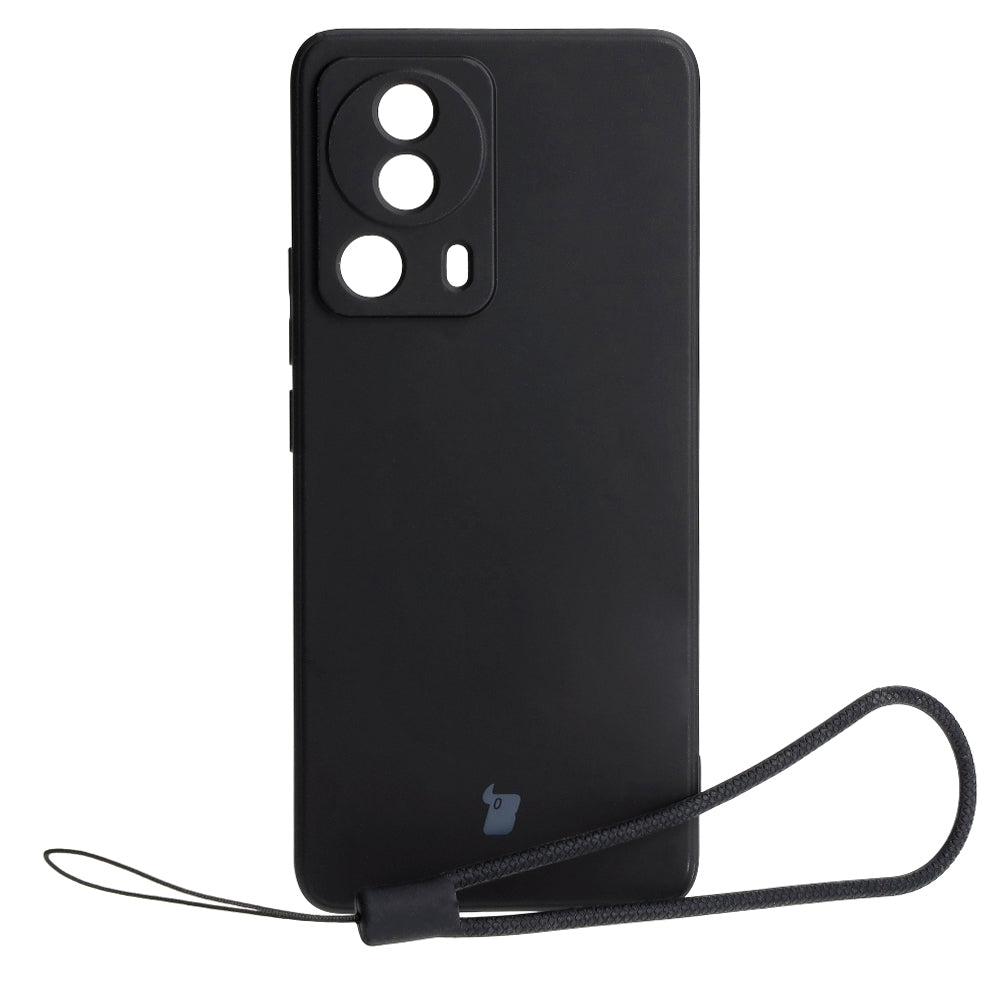 Schutzhülle Bizon Case Silicone für Xiaomi 13 Lite, Schwarz