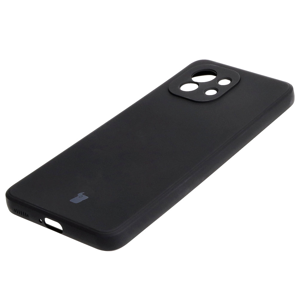 Schutzhülle Bizon Case Silicone Sq für Xiaomi Mi 11, Schwarz