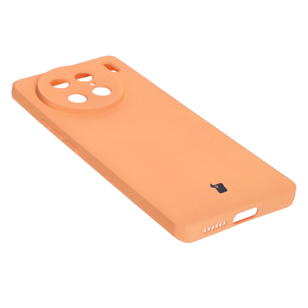 Schutzhülle Bizon Case Silicone Sq für VIVO X90 Pro, Orange
