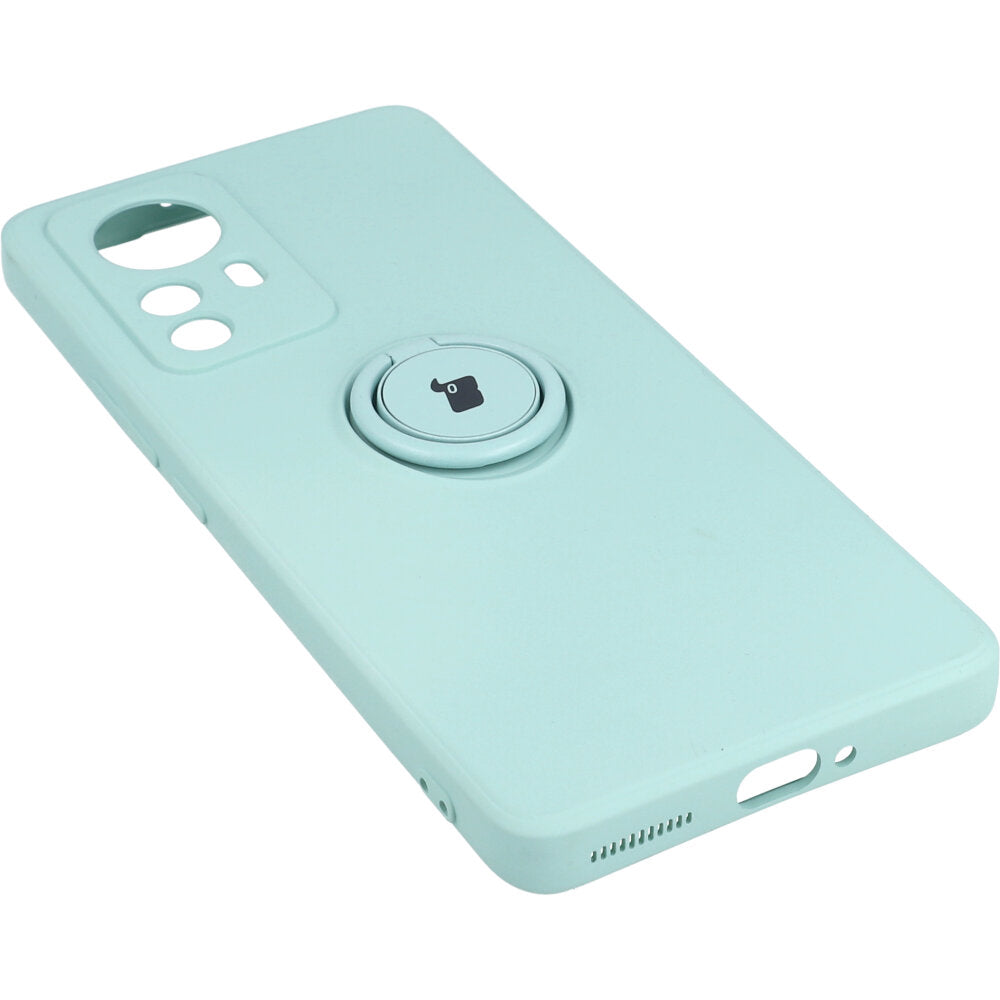 Schutzhülle Bizon Case Silicone Ring für Xiaomi 12 Pro, Türkis