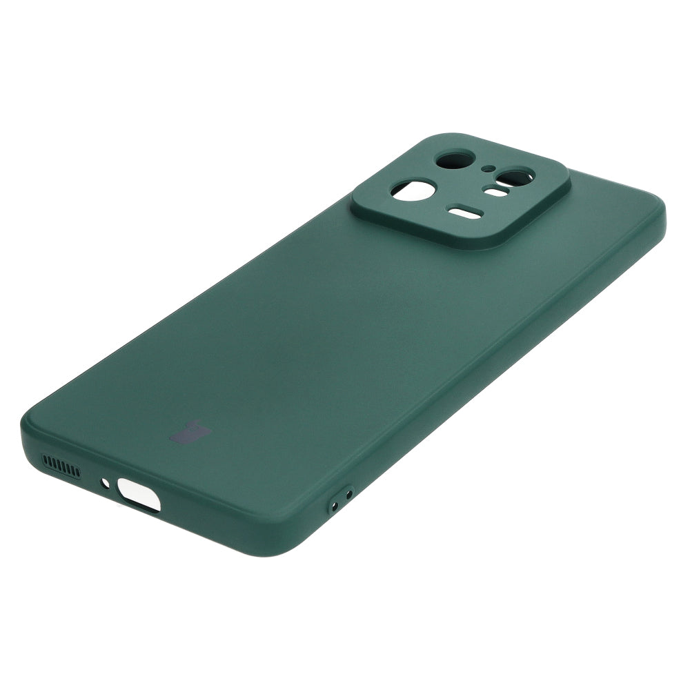 Schutzhülle Bizon Case Silicone Sq für Xiaomi 13 Pro, Dunkelgrün