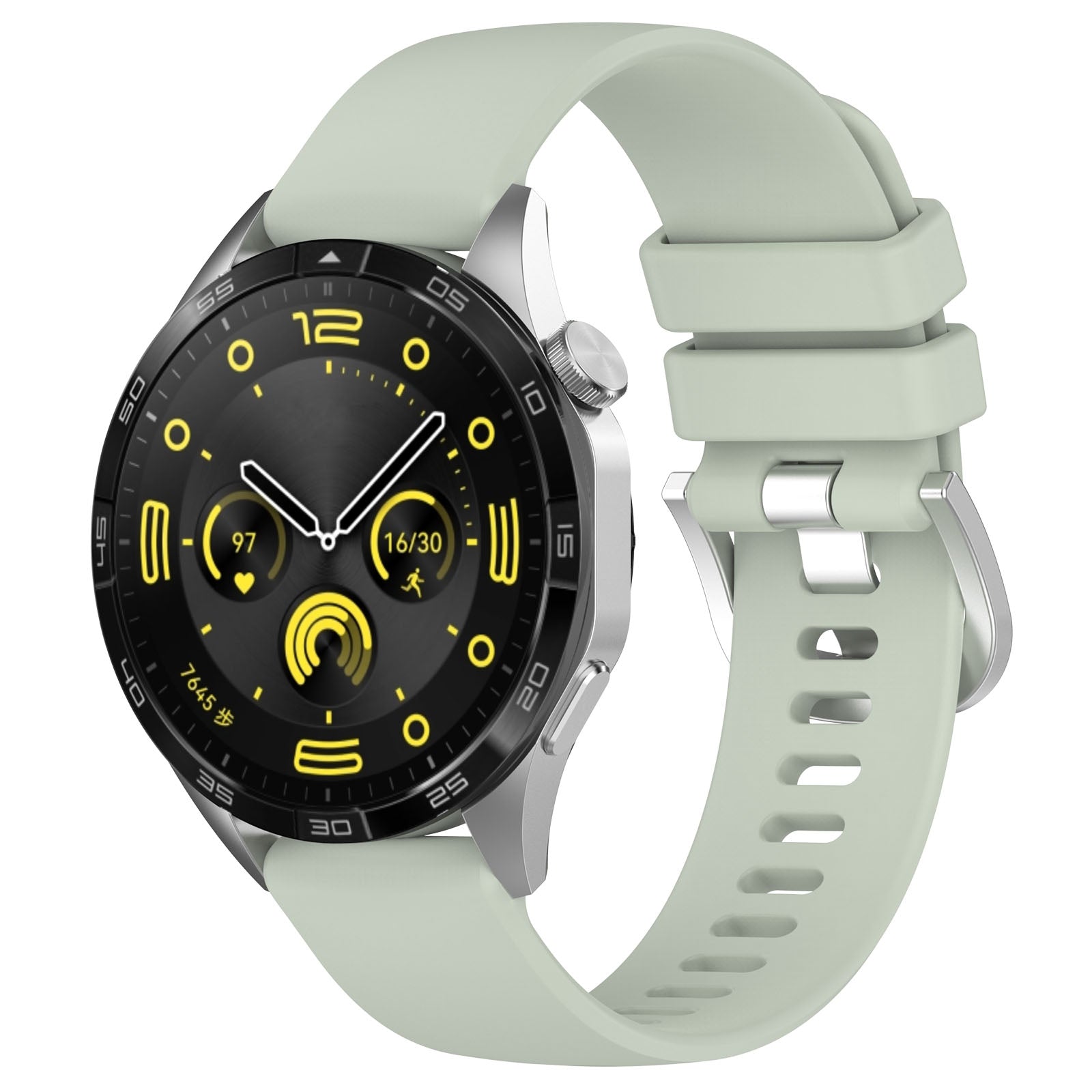 Armband Bizon Strap Watch Silicone Pro für Huawei Watch GT 4 46 mm, Türkis