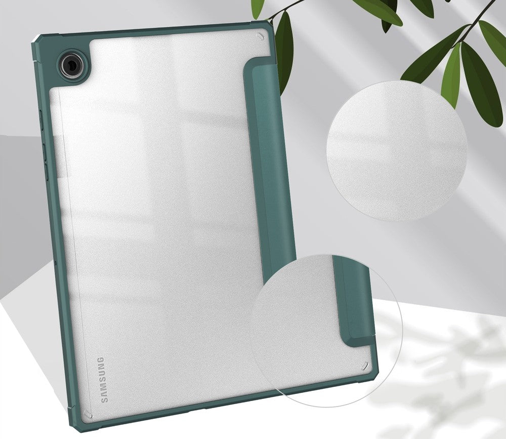 Schutzhülle Bizon Case Tab Clear Matt für Samsung Galaxy Tab A8 2021, Dunkelgrün