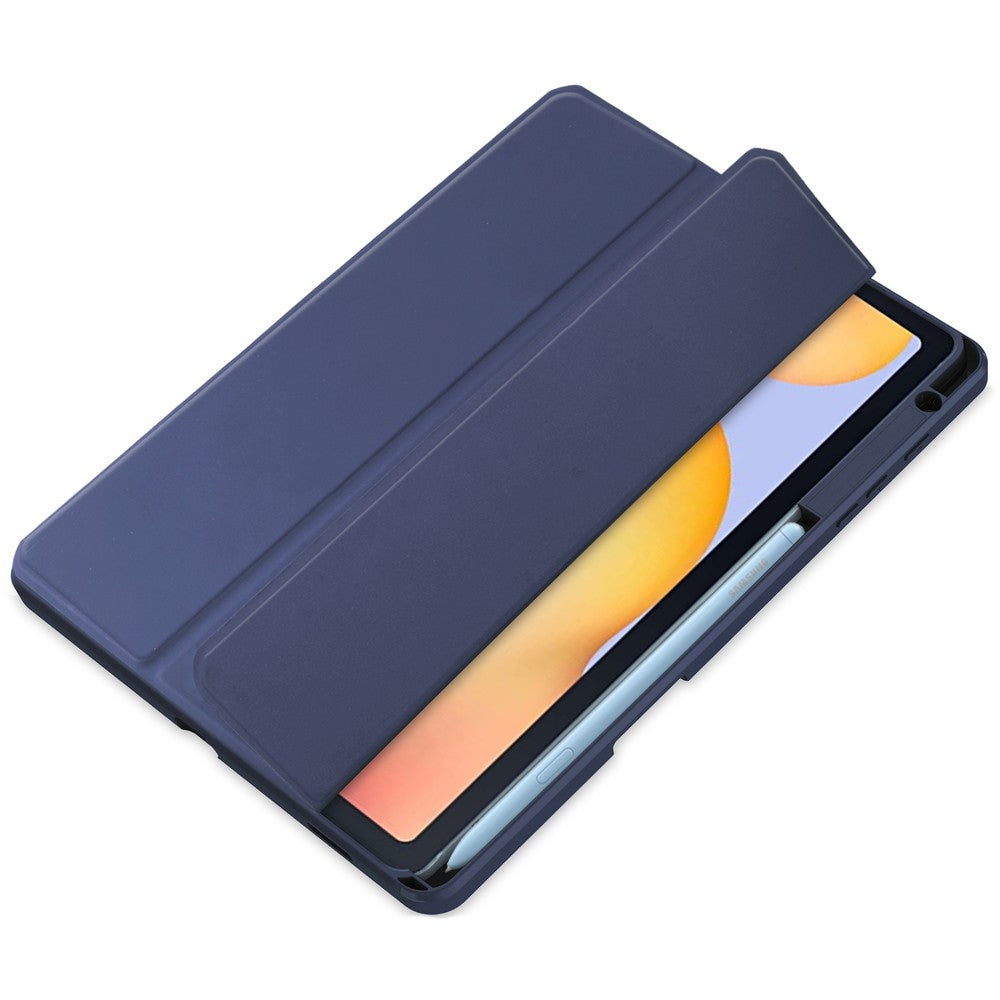 Schutzhülle Bizon Case Tab Clear Matt für Galaxy Tab S6 Lite 2024/2022/2020, Dunkelblau