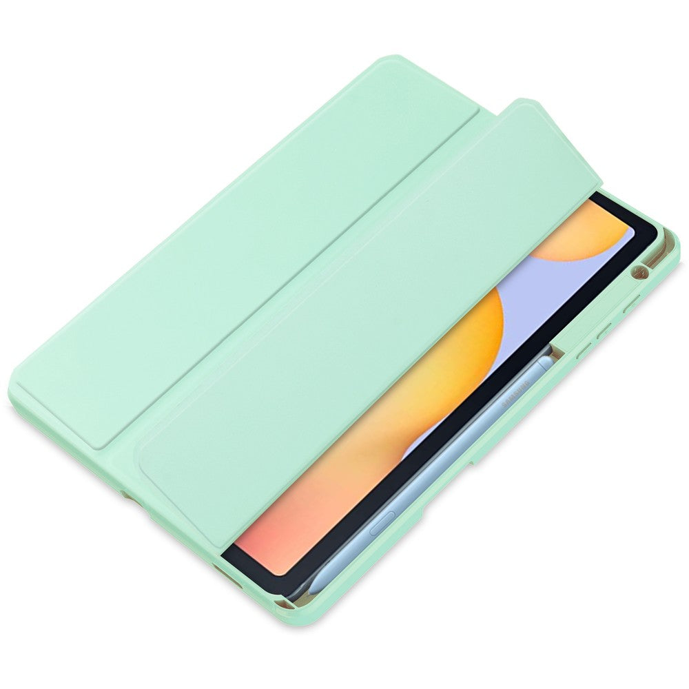Schutzhülle Bizon Case Tab Clear Matt für Galaxy Tab S6 Lite 2024/2022/2020, Minze