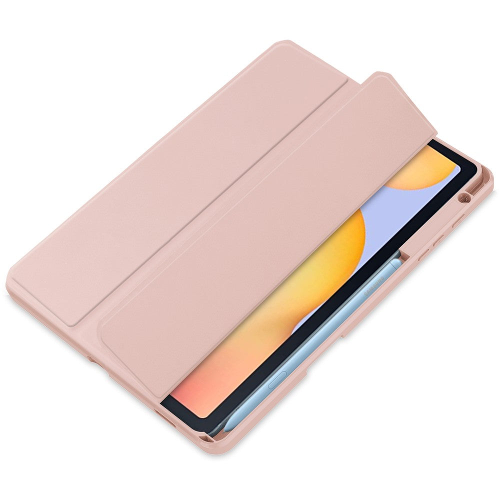 Schutzhülle Bizon Case Tab Clear Matt für Galaxy Tab S6 Lite 2024/2022/2020, Rosegold