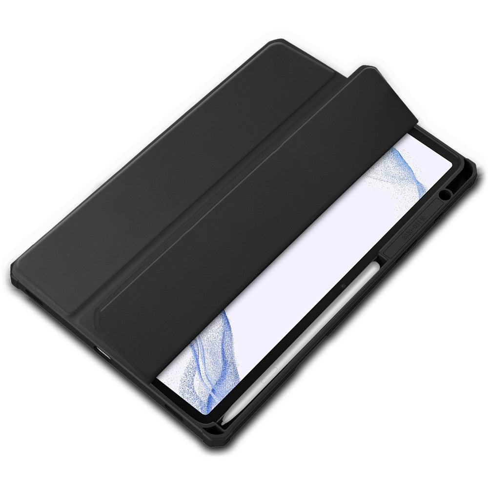 Schutzhülle Bizon Case Tab Clear Matt für Galaxy Tab S8 / S7, Schwarz