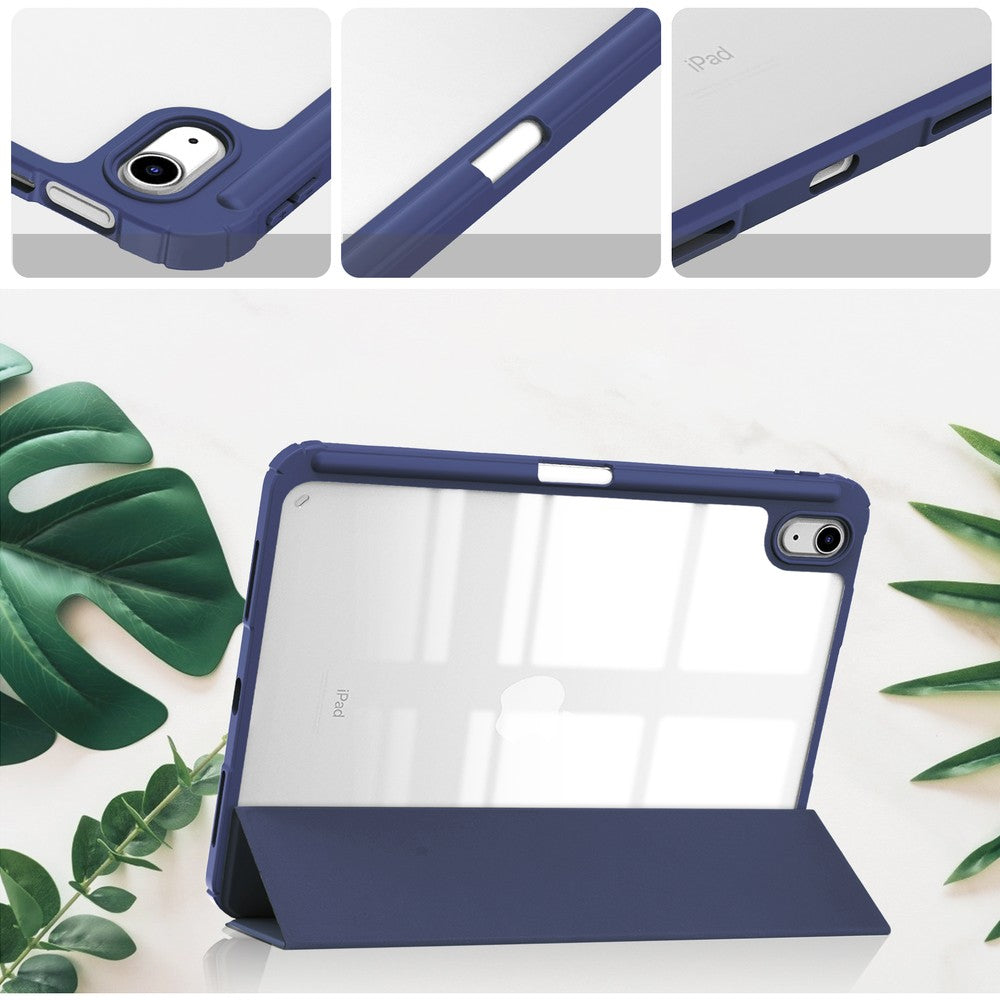 Schutzhülle Bizon Case Tab Clear Matt für iPad 11 / 10 gen. 2025 / 2022, Dunkelblau