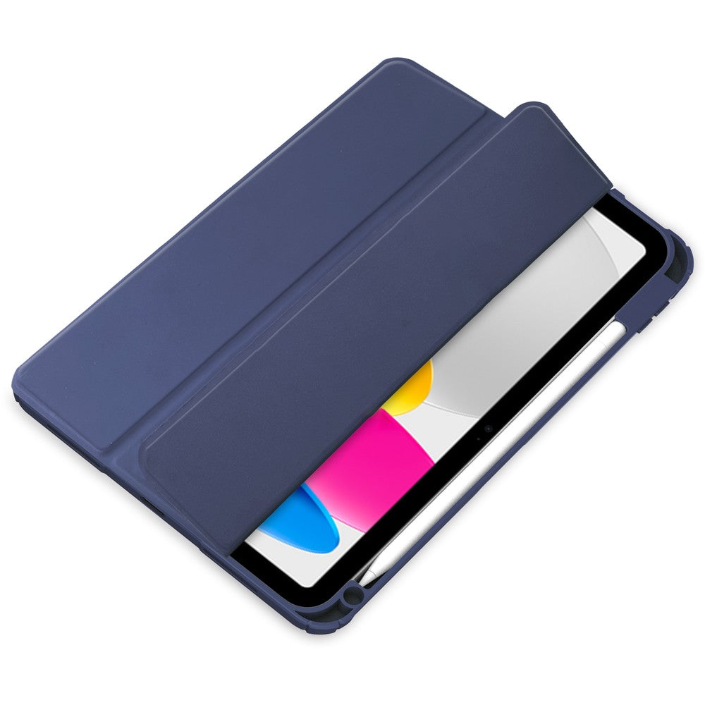 Schutzhülle Bizon Case Tab Clear Matt für iPad 11 / 10 gen. 2025 / 2022, Dunkelblau