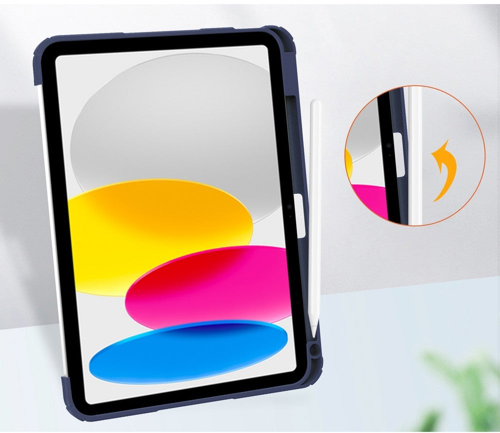 Schutzhülle Bizon Case Tab Clear Matt für iPad 11 / 10 gen. 2025 / 2022, Dunkelblau