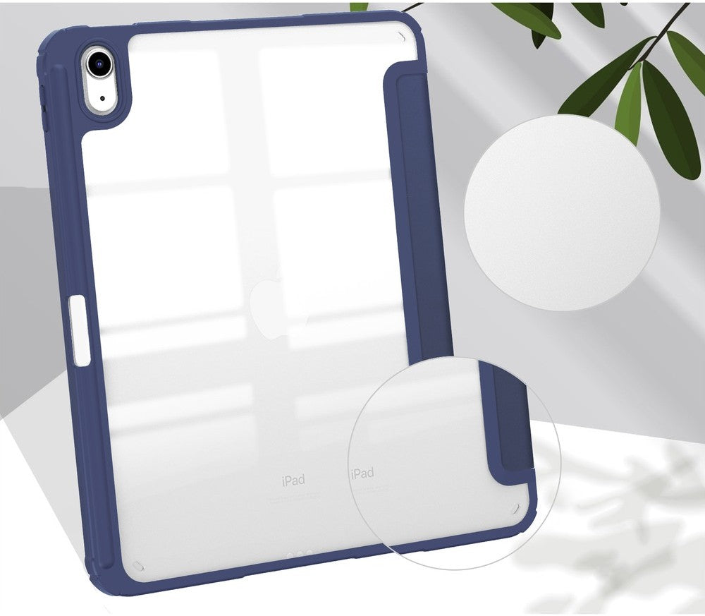 Schutzhülle Bizon Case Tab Clear Matt für iPad 11 / 10 gen. 2025 / 2022, Dunkelblau