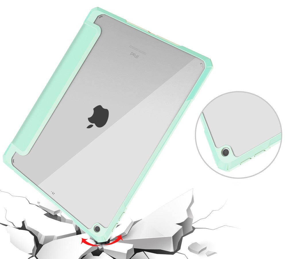 Schutzhülle Bizon Case Tab Clear Matt für Apple iPad 9/8/7 10.2 2021/2020/2019, Minze