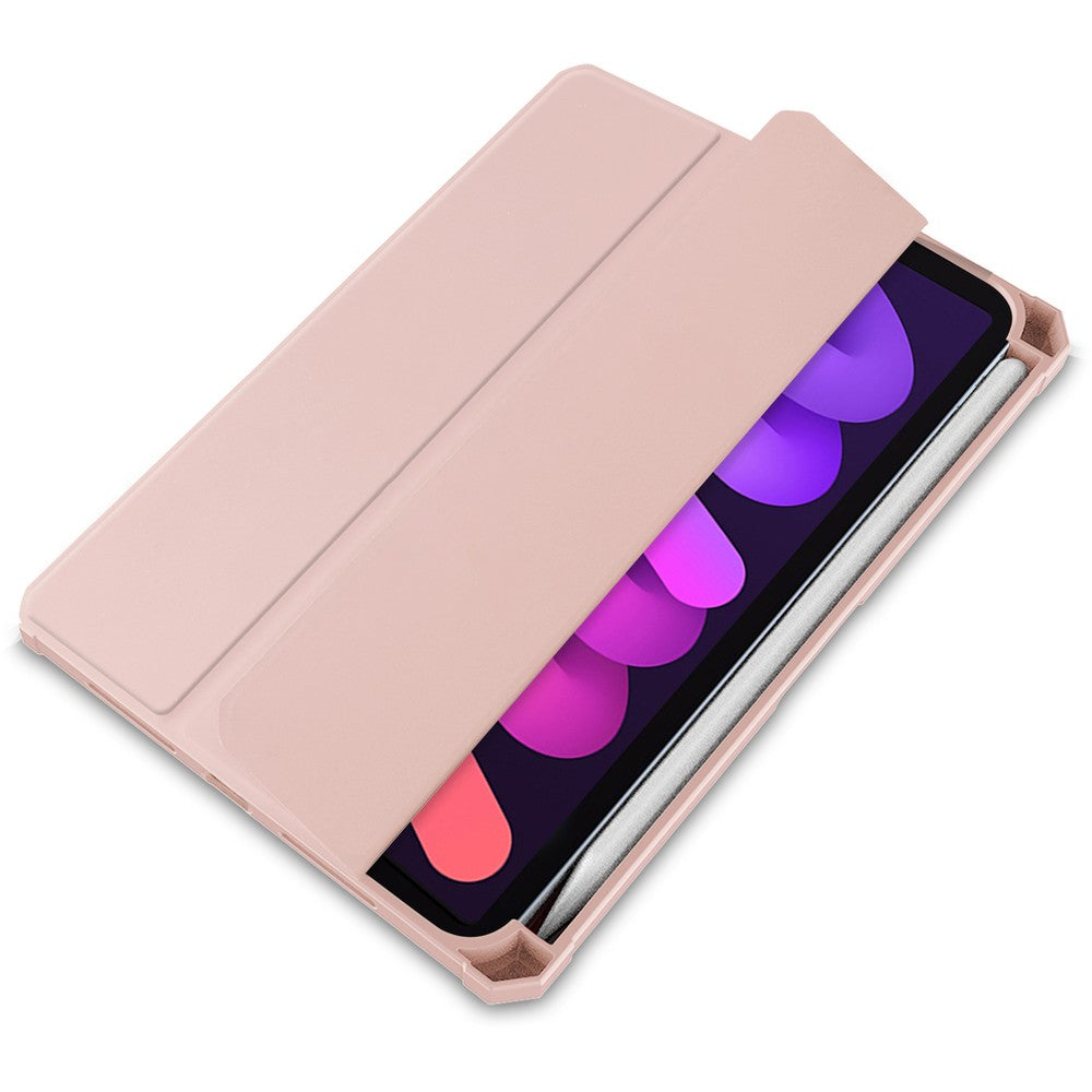 Schutzhülle für iPad Mini 7 2024 / 6 2021, Bizon Case Tab Clear Matt, Rosegold