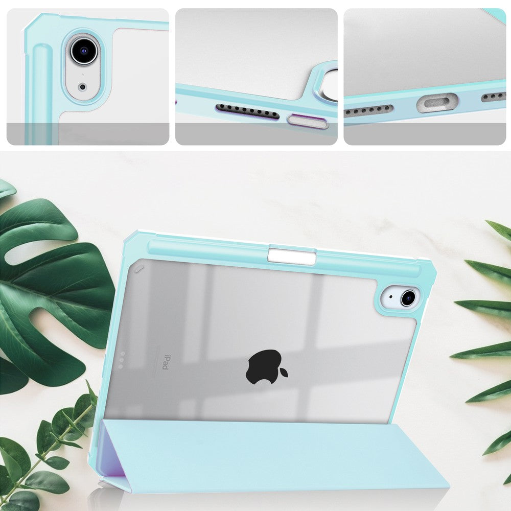 Schutzhülle Bizon Case Tab Clear Matt für Apple iPad Mini 6 2021, Hellblau
