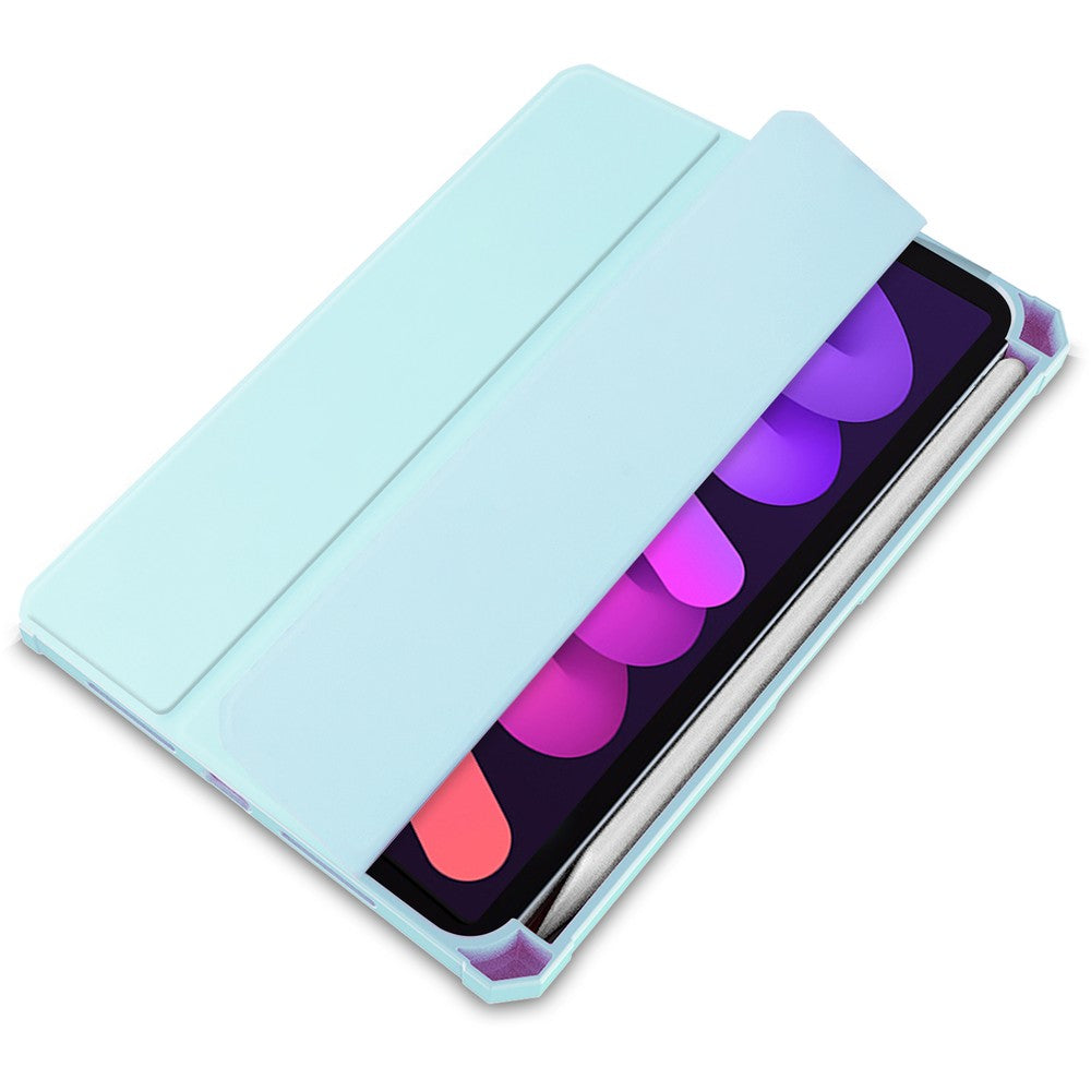 Schutzhülle Bizon Case Tab Clear Matt für Apple iPad Mini 6 2021, Hellblau