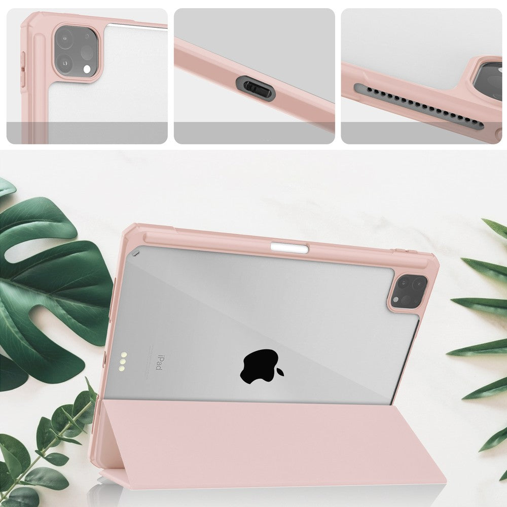 Schutzhülle Bizon Case Tab Clear Matt für iPad Pro 11 2022/2021/2020/2018, Rosegold