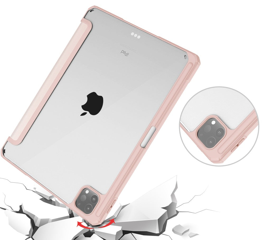 Schutzhülle Bizon Case Tab Clear Matt für iPad Pro 11 2022/2021/2020/2018, Rosegold