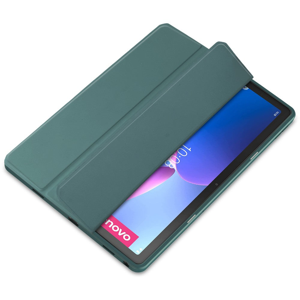 Schutzhülle Bizon Case Tab Clear Matt für Lenovo Tab M10 Plus Gen 3, Dunkelgrün