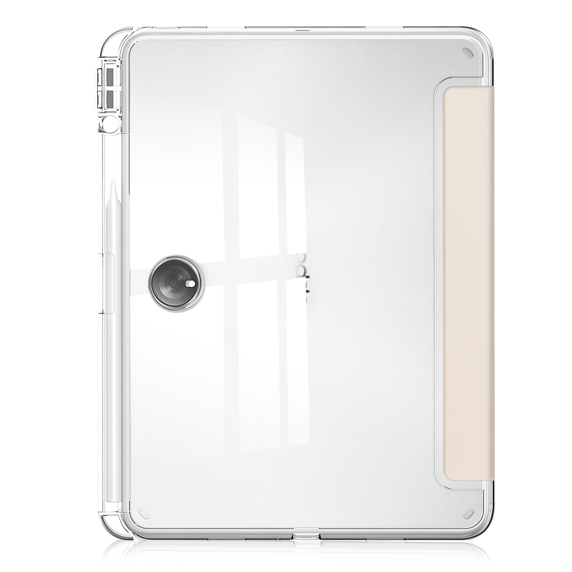 Schutzhülle Bizon Case Tab Clear Satin für Oppo Pad 2 / OnePlus Pad, Beige