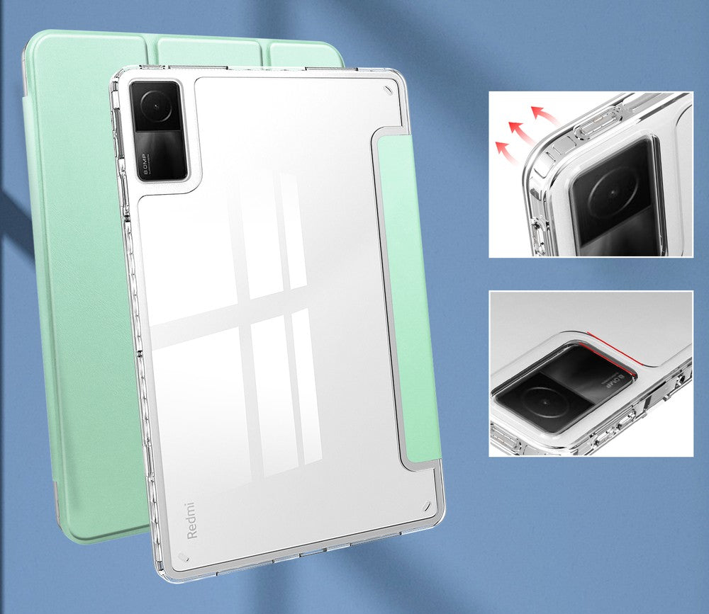 Schutzhülle Bizon Case Tab Clear Satin für Xiaomi Redmi Pad 10.6 2022, Minze