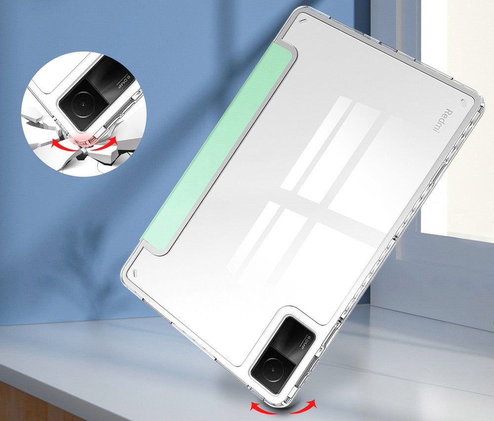 Schutzhülle Bizon Case Tab Clear Satin für Xiaomi Redmi Pad 10.6 2022, Minze