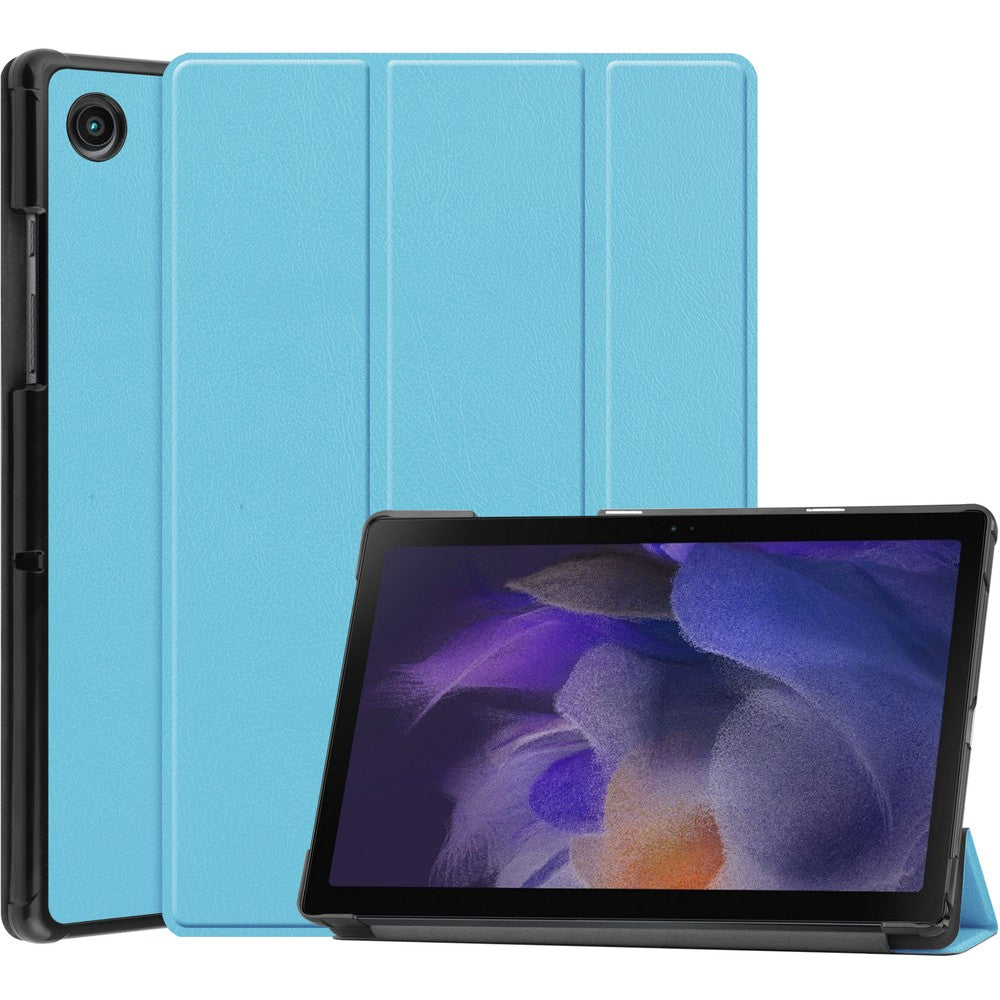 Schutzhülle Bizon Case Tab Croc für Galaxy Tab A8 2021, Hellblau