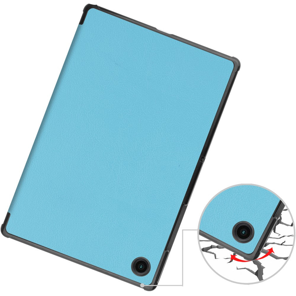 Schutzhülle Bizon Case Tab Croc für Galaxy Tab A8 2021, Hellblau