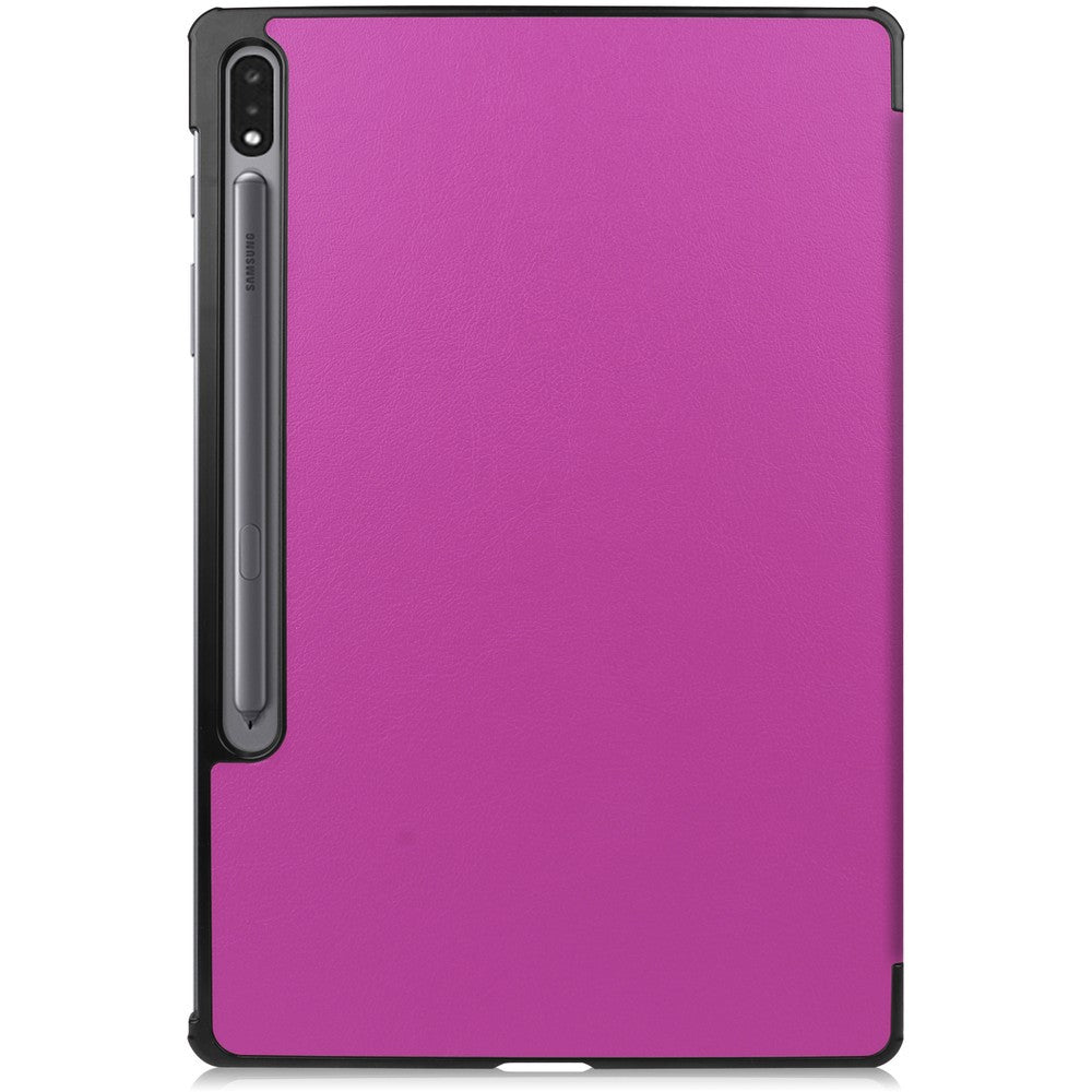 Schutzhülle Bizon Case Tab Croc für Galaxy Tab S8 Plus / S7 Plus, Fuchsie