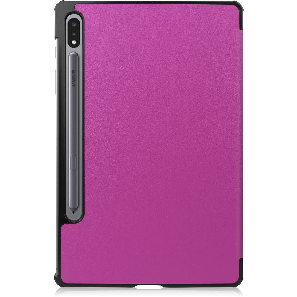 Schutzhülle Bizon Case Tab Croc für Galaxy Tab S8 / S7, Fuchsie