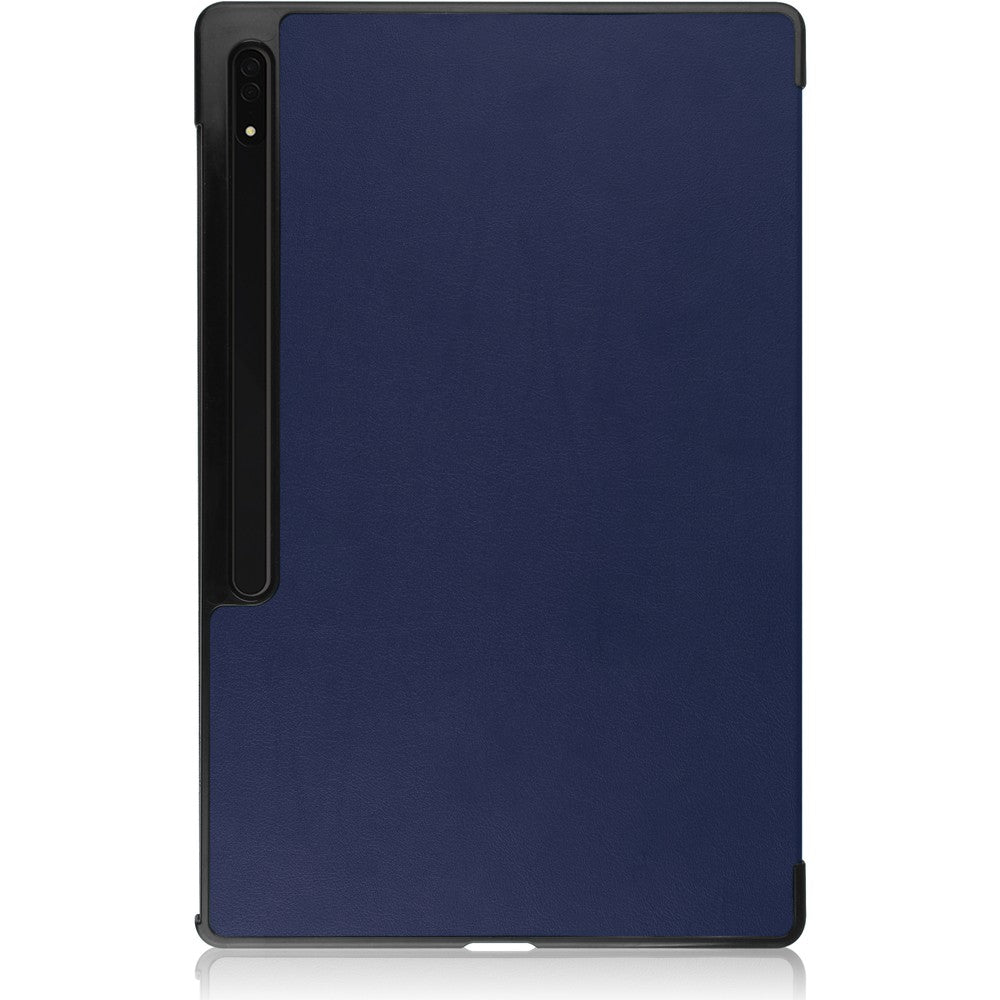 Schutzhülle Bizon Case Tab Croc für Galaxy Tab S8 Ultra, Dunkelblau