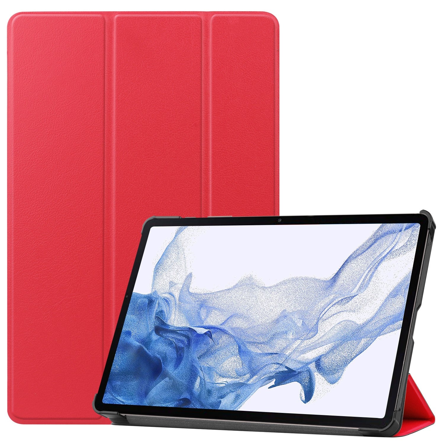 Schutzhülle Bizon Case Tab Croc für Galaxy Tab S9, Rot