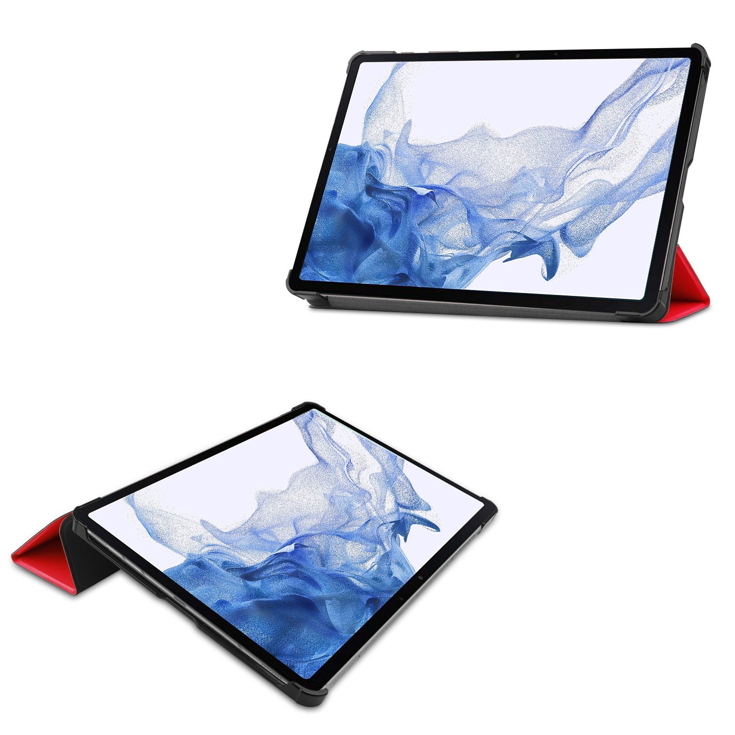 Schutzhülle Bizon Case Tab Croc für Galaxy Tab S9, Rot